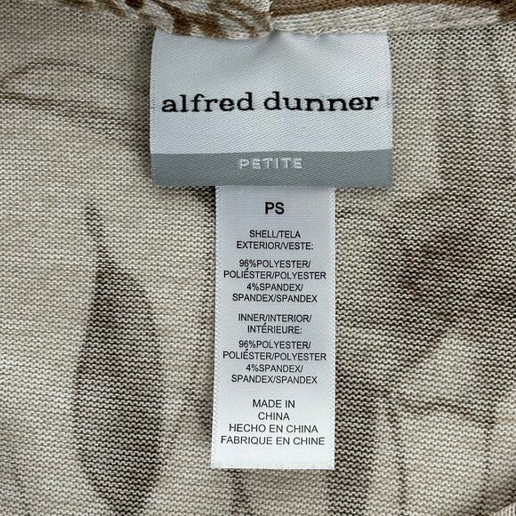 Alfred Dunner Floral Cardigan‎ Sweater & Tank Blouse Womens Size Petite Small PS - Picture 7 of 8